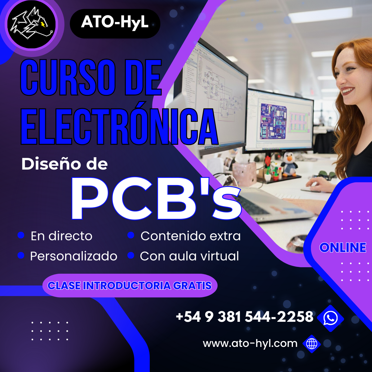 Curso de Electrónica Diseño de PCB's (con -70%)