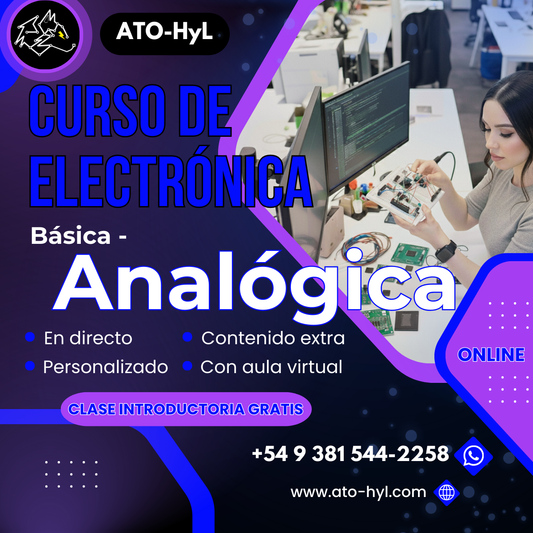 Curso de Electrónica Analógica (con -70%)