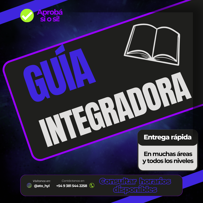 Guía Integradora